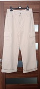 Spodnie cargo Cropp 42 xl szerokie z kieszeniami