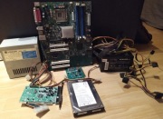 Elektropaka zestaw retro części HDD/ISA MUZ/HDD/ZASILACZE ATX