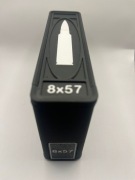 Pudełko na amunicję 8x57–organizer 20 szt. trwały z zatrzaskiem