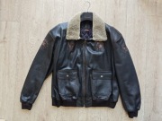 Kurtka skórzana bomberka pilotka Tarbor Top Gun K-27 r. 58/XXL – jak nowa