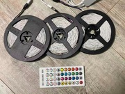 TAŚMA LED RGB 15M LEDY z PILOTEM Bardzo mocna ZESTAW + APLIKACJA