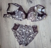 biustonosz lanny mode 80H zebra bakłażan