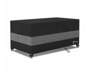 Pokrowiec na meble ogrodowe stół czarny 125 x 63 x 74 cm Sekey