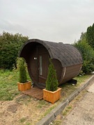 SAUNA OGRODOWA Z TARASĄ 250 cm