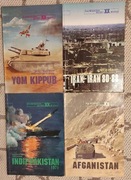 4 książki z serii NBXXW: Tom Kippur, Indie-Pakistan, Afganistan, Irak-Iran