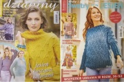 SANDRA SABRINA DZIANINY SWERTY DRUTY I SZYDEŁKO MODELE WZORY WYKROJE