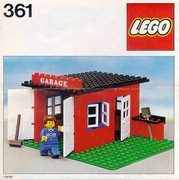KLOCKI LEGO ZESTAW NR 361 GARAŻ TOWN LEGOLAND MAKIETA UNIKAT !!