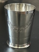 Barokowy kubeczek ze srebra, Norymberga 18 wiek, Johan Friedrich Ehe