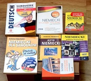 Zestaw materiałów do nauki języka niemieskiego.