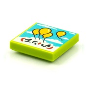 Klocki Lego Tile 2x2 BeatBit Album Four Balloons