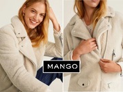 MANGO kożuszek Kurtka pilotka Teddy Zima XS