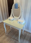 Toaletka IKEA HEMNES z lustrem, biała 100x50cm, stan bardzo dobry