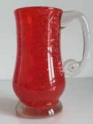 Kufel/wazon "Antico" czerwony, HSG Ząbkowice, PRL, Ludwik Fiedorowicz