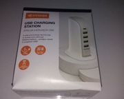 Stacja ładująca usb Hykker biała