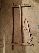 bardzo stara piła ramowa