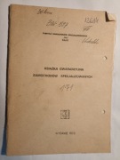 książka gwarancyjna samochodów specjalizowancyh 1979rok lasy państwowe