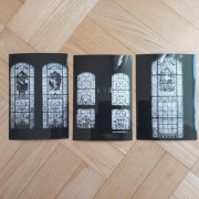 SŁUPSK witraże w ratuszu  3 pocztówki niski nakład