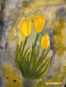 akwarela tulipany A5