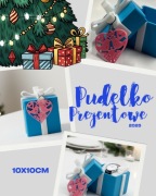 Pudełko prezentowe – niebieskie