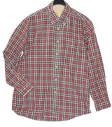 BARBOUR_Cudna KOSZULA_grafitowa kratka logowana bawełna JEDYNA_L