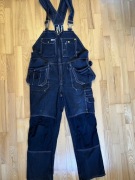 SPODNIE OGRODNICZKI FRISTADS 54 czarne 100% cortton 100-104 pas