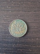 Moneta 1 cent 1956 rok. Kanada