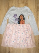Disney Princess Sukienka z długim rękawem Vaiana 122/128