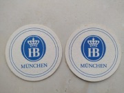 Podstawki pod piwo HB, Monachium 2 szt