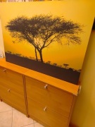 Obraz AFRYKA O BRZASKU 100x70 cm. 