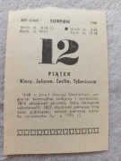 Kartka z kalendarza 12.08.1988