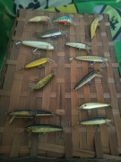 Duży zestaw przynęt spinningowych