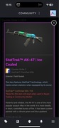 StatTrak AK-47 | Ice Coaled skin cs2