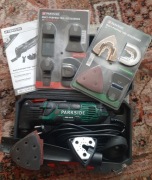 wielofunkcyjne narzędzie Parkside PMFW 310 D2 z akcesoriami