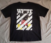 t-shirt OFF WHITE czarny rozmiar XL