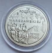 2 złote 1995 rocznicq Bitwy warszawskiej stan menniczy