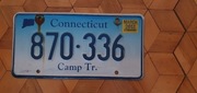 Connecticut tablica rejestracyjna usa oryginal