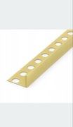 Listwa progowa mosiężna dekoracyjna, podłogowa typu L , 1,25x2,7 m