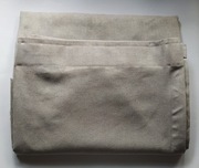 Szare Grube Zasłony Zaciemniające Handmade