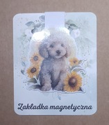 Zakładka  magnetyczna do książek piesek 