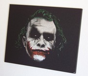 Joker Oryginalny obraz ręcznie grawerowany na blasze...