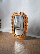 Lustro wiszące na ścianę rustykalne kolorowe unikat vintage