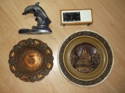 ANTYKI ZE STAREGO DOMU: ZEGAR+ DELFIN MAREX + ZAWIESZKI HONOROWY DAWCA KRWI