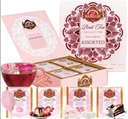 Zestaw zielonych herbat Basilur PINK TEA 40szt. 4 smaki