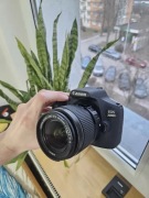 Canon EOS 2000D + obiektyw 18–55 IS II | Zestaw | Stan bardzo dobry