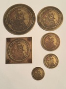 Mega zestaw kolekcjonerski mosiężny. Gyges