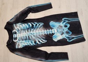 strój wampirzyca wampirka kościotrup szkieletor halloween M 2272