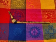 Autentyczne długie TEPI kuripe z Amazonii, proste z Bambusa 