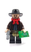 Lego Minifigures tlr005 - Cowboy Kowboj Frank / Western Lone Ranger