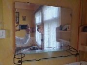 Stare lustro łazienkowe prl 40 na 50 