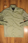 Koszula Olymp r. 40 zielona męska dł rękaw bawełniana gładka 